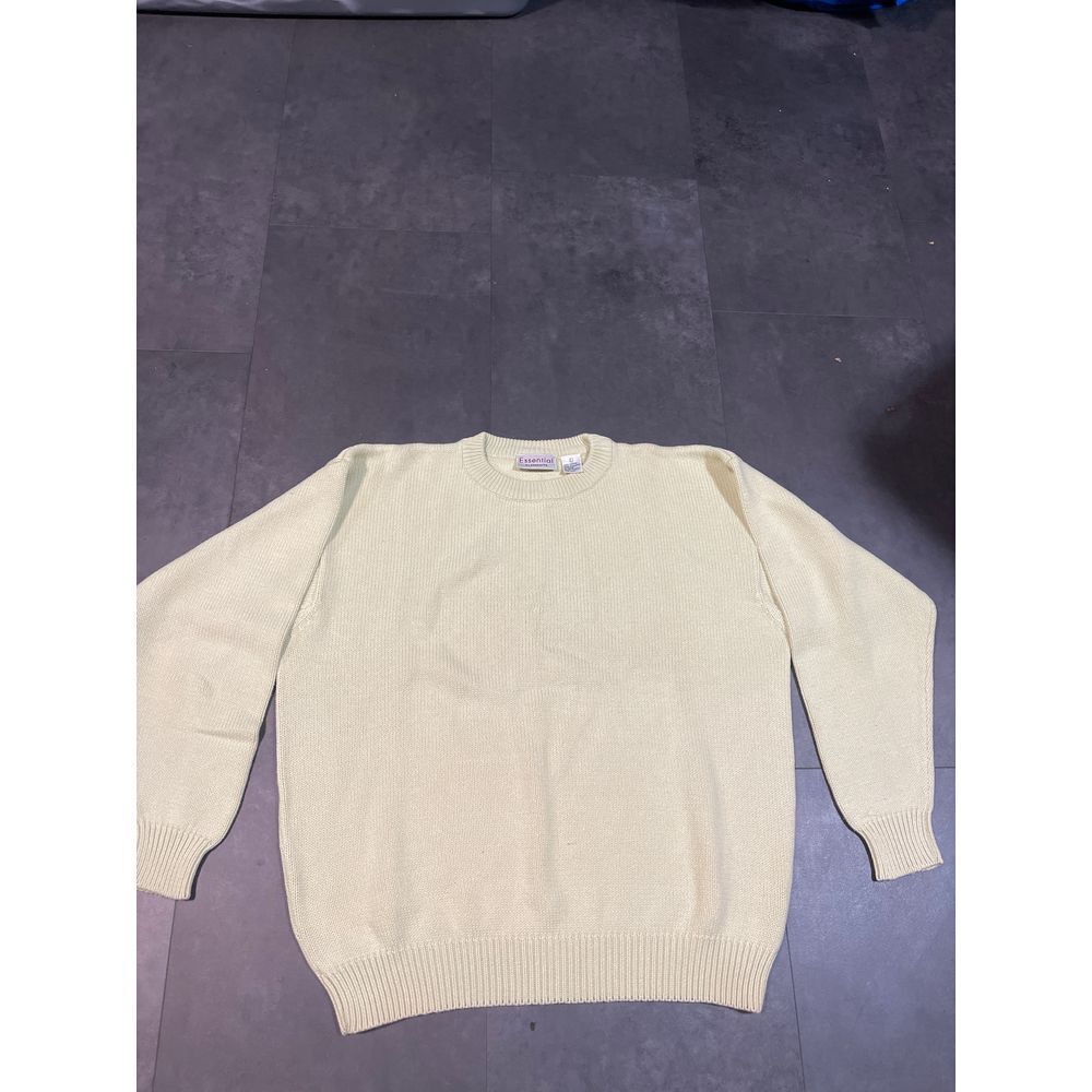 Essential Elements soft yellow‎ Knit Sweater - Cozy Classic Comfort B-8